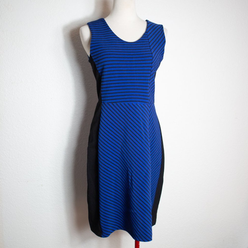 Halogen Black & Blue Dress Size Small